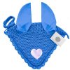 Astonishing Horse Fly Veil Valentines Ear Bonnet in Sky - Perfect for Your Equine Valentine Astonishing Horse Fly Veil Valentines Ear Bonnets-10+ Colors
