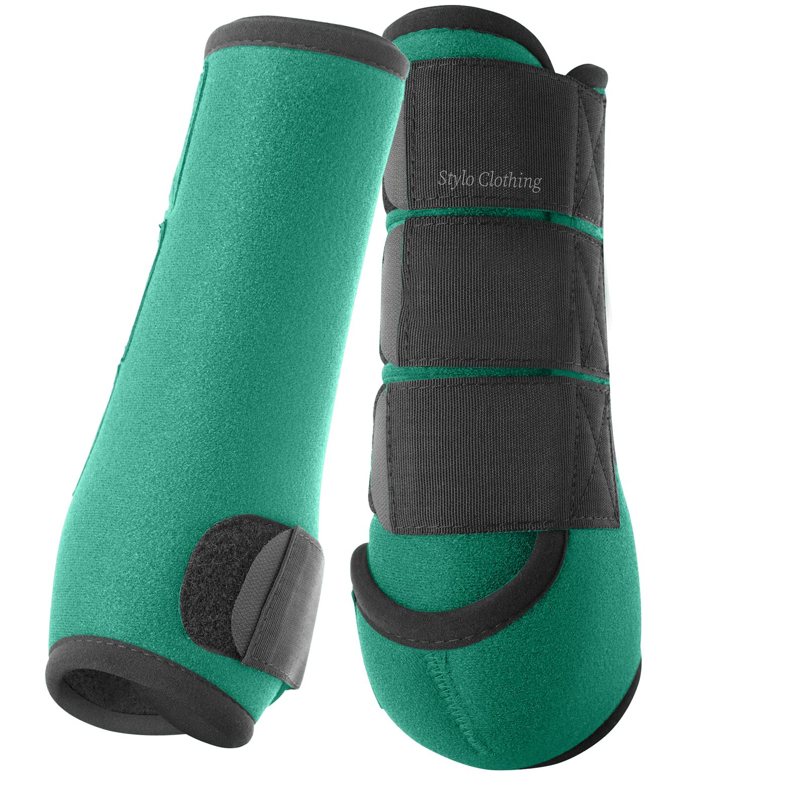 Exercise Horse Boots made with high-quality neoprene, offering optimal support and protection for horses during training, wholesale equestrian product.