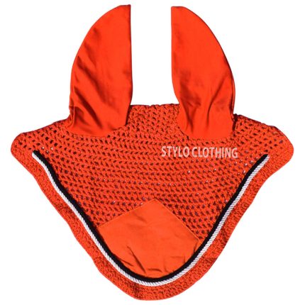 Horse Fly Veil Fashionable Ear Bonnet - 10+ Colors