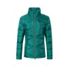 "High-Quality 2 Way Water Repellent Puffer Jacket with Zip for Women, Custom Made for Wholesale"
