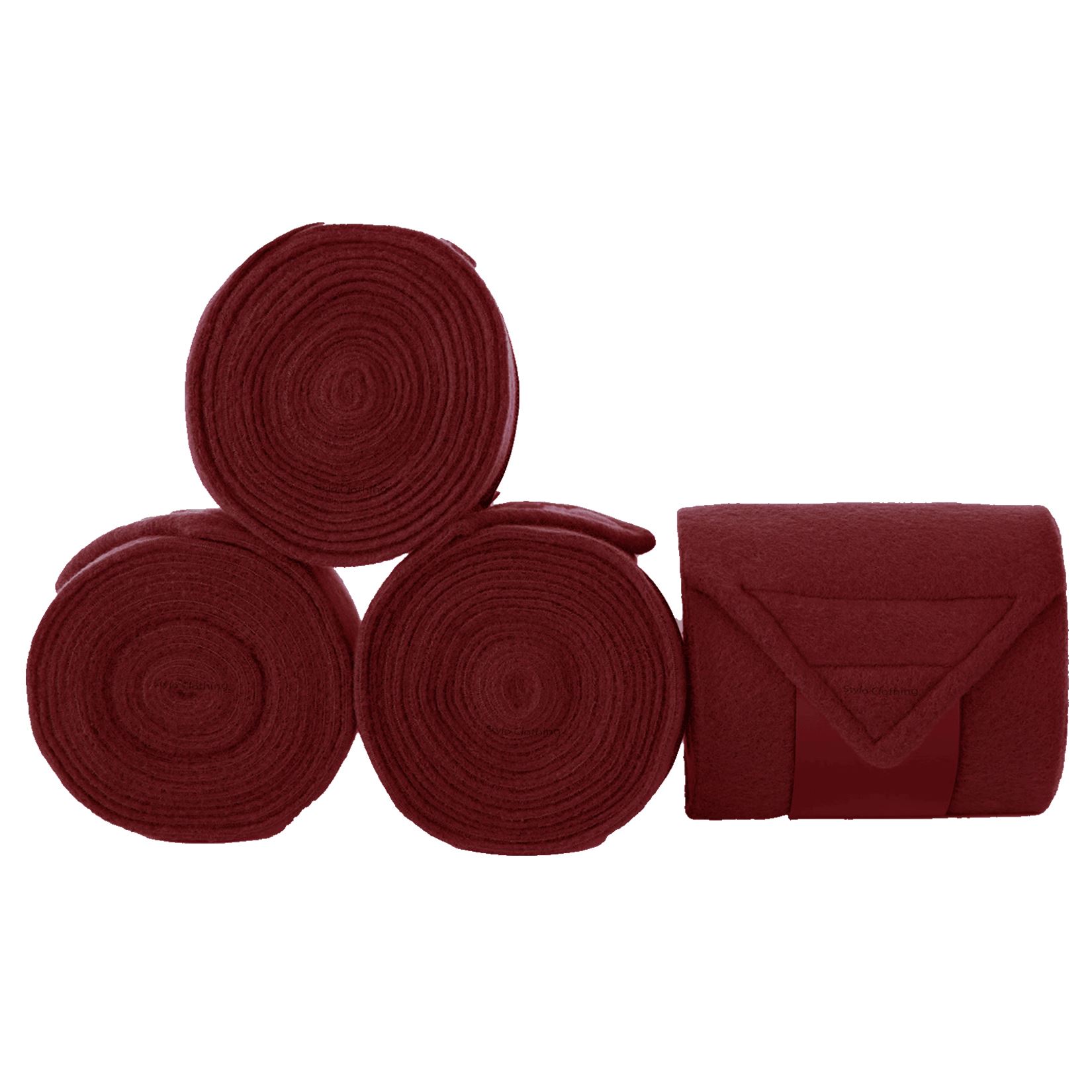 Durable fleece horse bandages, offering superior leg protection and support during training, crafted by Stylo Clothing.