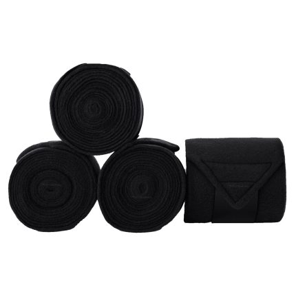 High-quality fleece horse bandages, perfect for wrapping legs securely during exercise or recovery sessions.