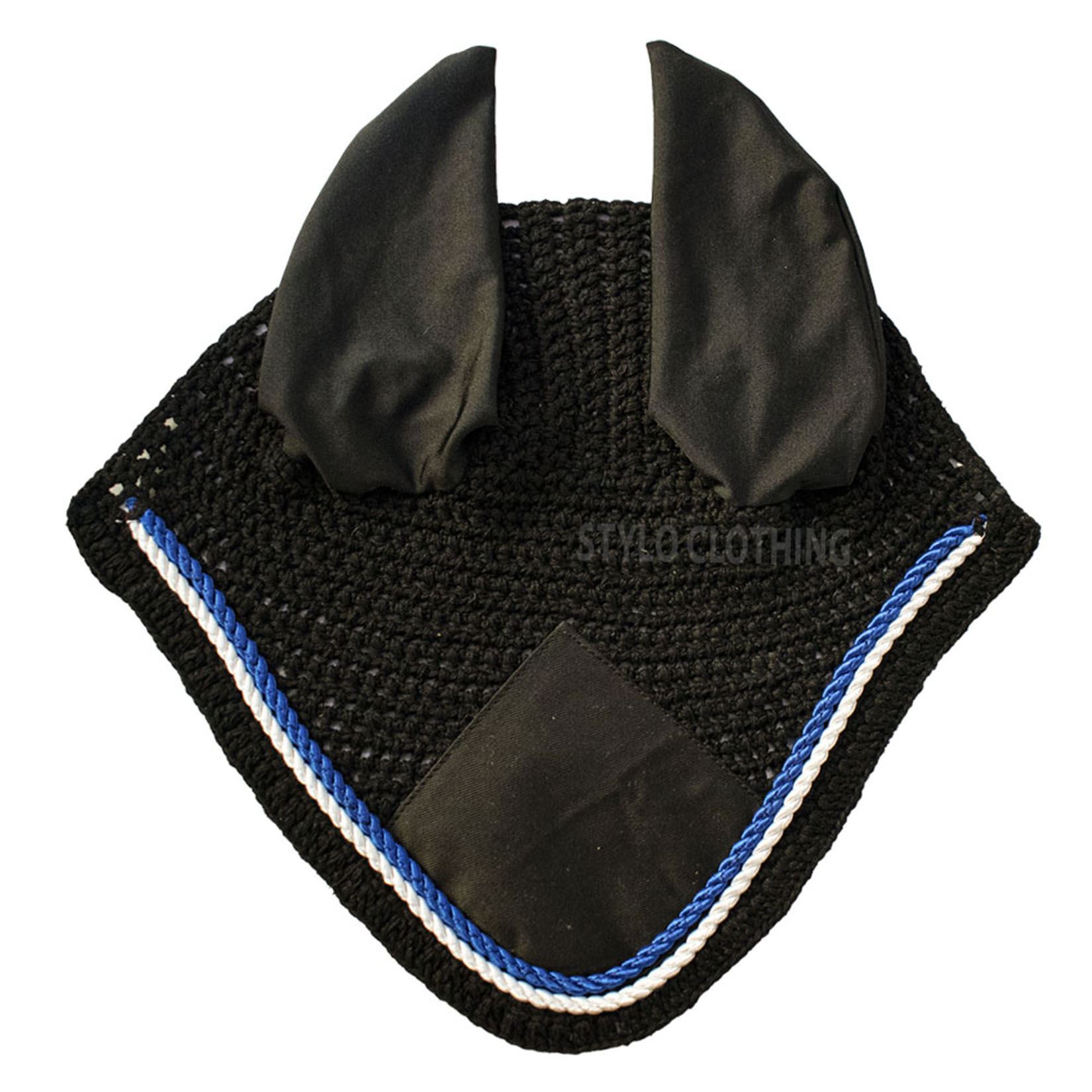 Classic Black Fashionable Ear Bonnet - Timeless Elegance Black fashionable ear bonnet for a sleek and stylish look