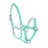 Premium reflective horse halter made with neoprene for enhanced visibility, sold wholesale by Stylo Clothing.