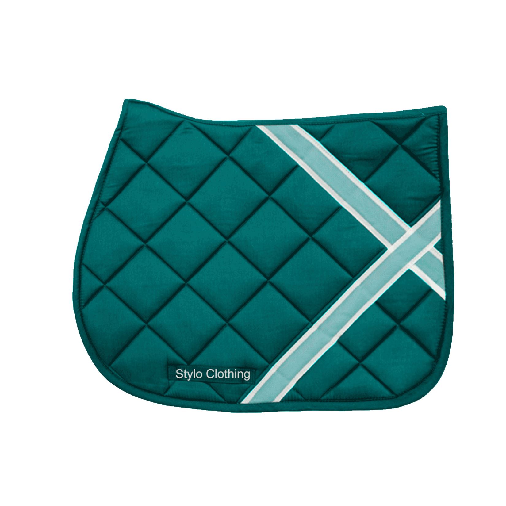 "Bestselling Dressage Fashionable Saddle Pad – cotton with square quilting, perfect for wholesale equestrian supplies"