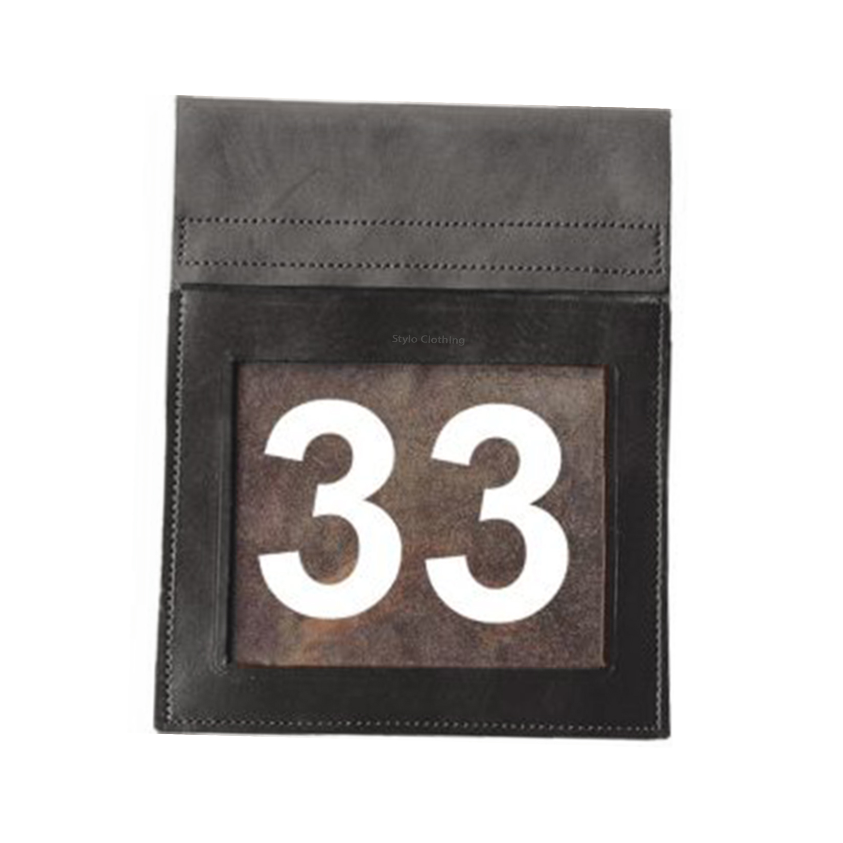 Best Selling Leather Number Holder in Brown with 1 Window