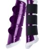 Stylish Sports Brushing Boots for horses, featuring durable materials for equestrian use, customizable for bulk orders.