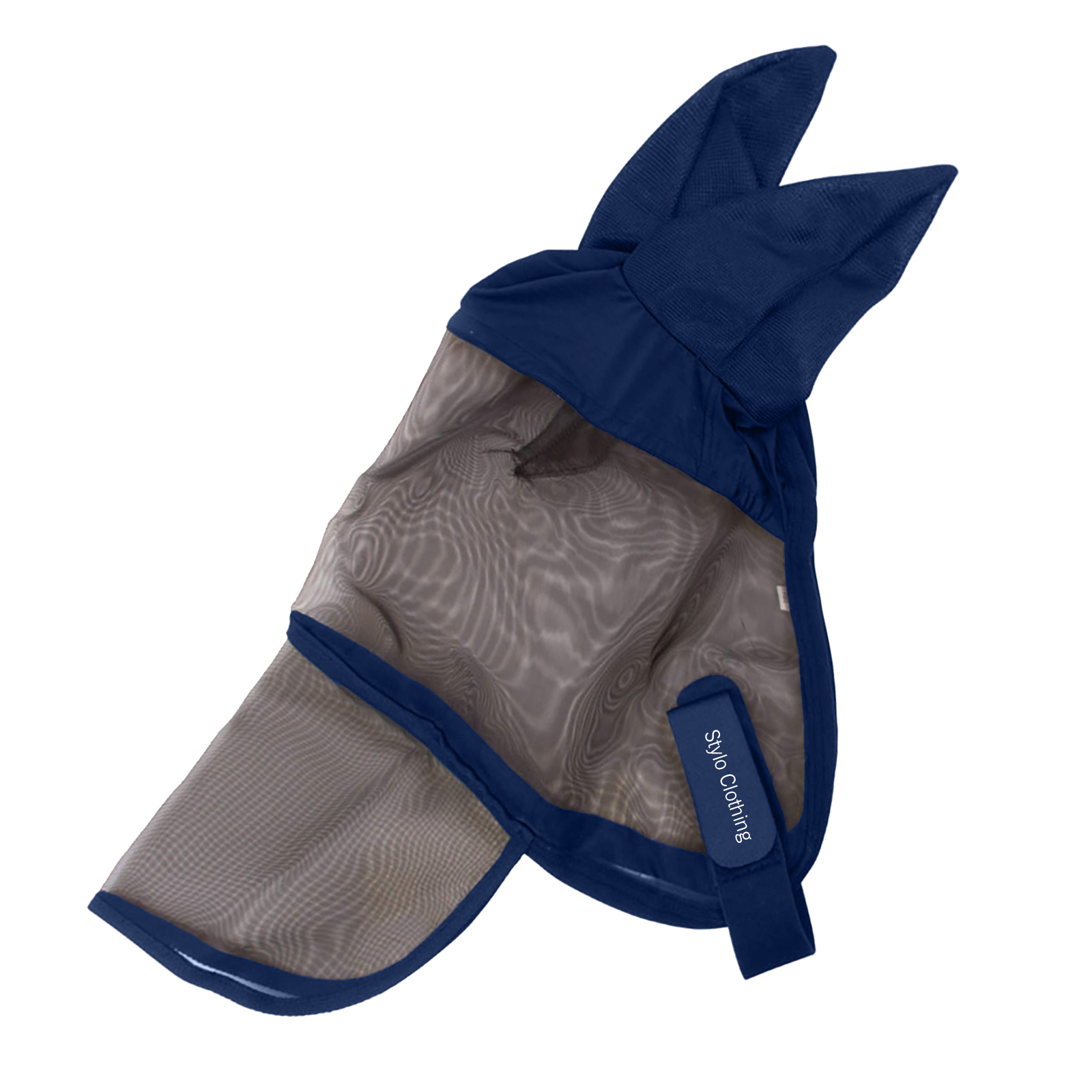 Comfortable horse fly mask crafted with durable materials, ensuring lasting performance, available at wholesale prices from Stylo Clothing.