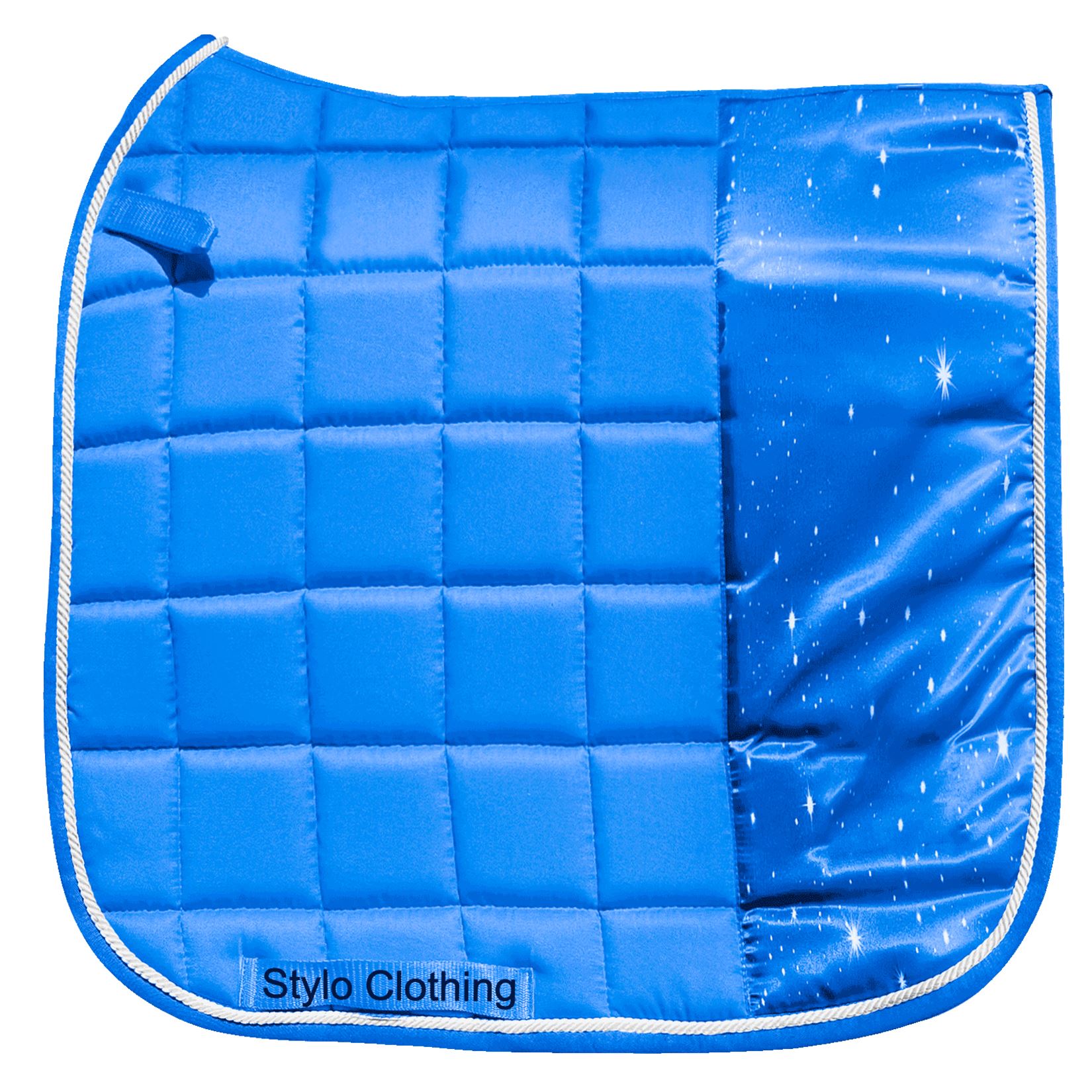 High-end-dressage-matching-saddle-pad-with-3d-galaxy-print-in-box-quilting-fashion-horse-riding-equestrian-supplies Best Dressage Matching Saddle Pads 3D Galaxy Print
