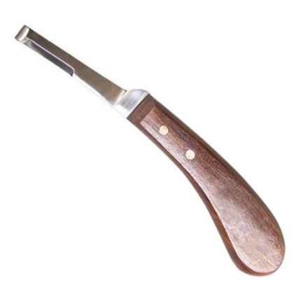 Exclusive Hoof Knife Wooden Handle Narrow Blade -10+ Shapes