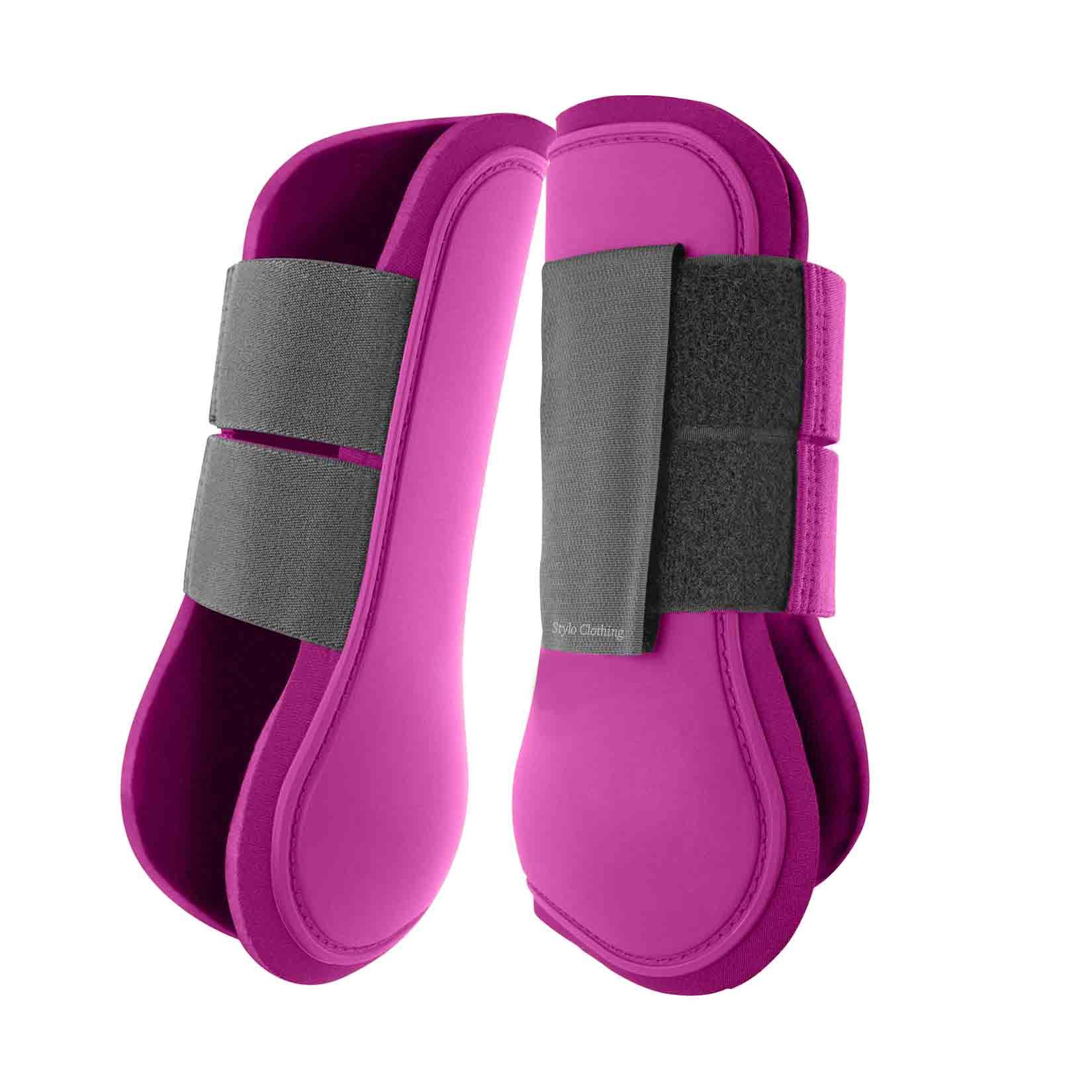 Wholesale customizable tendon boots for horses, featuring high-impact protection and stylish design by Stylo Clothing.