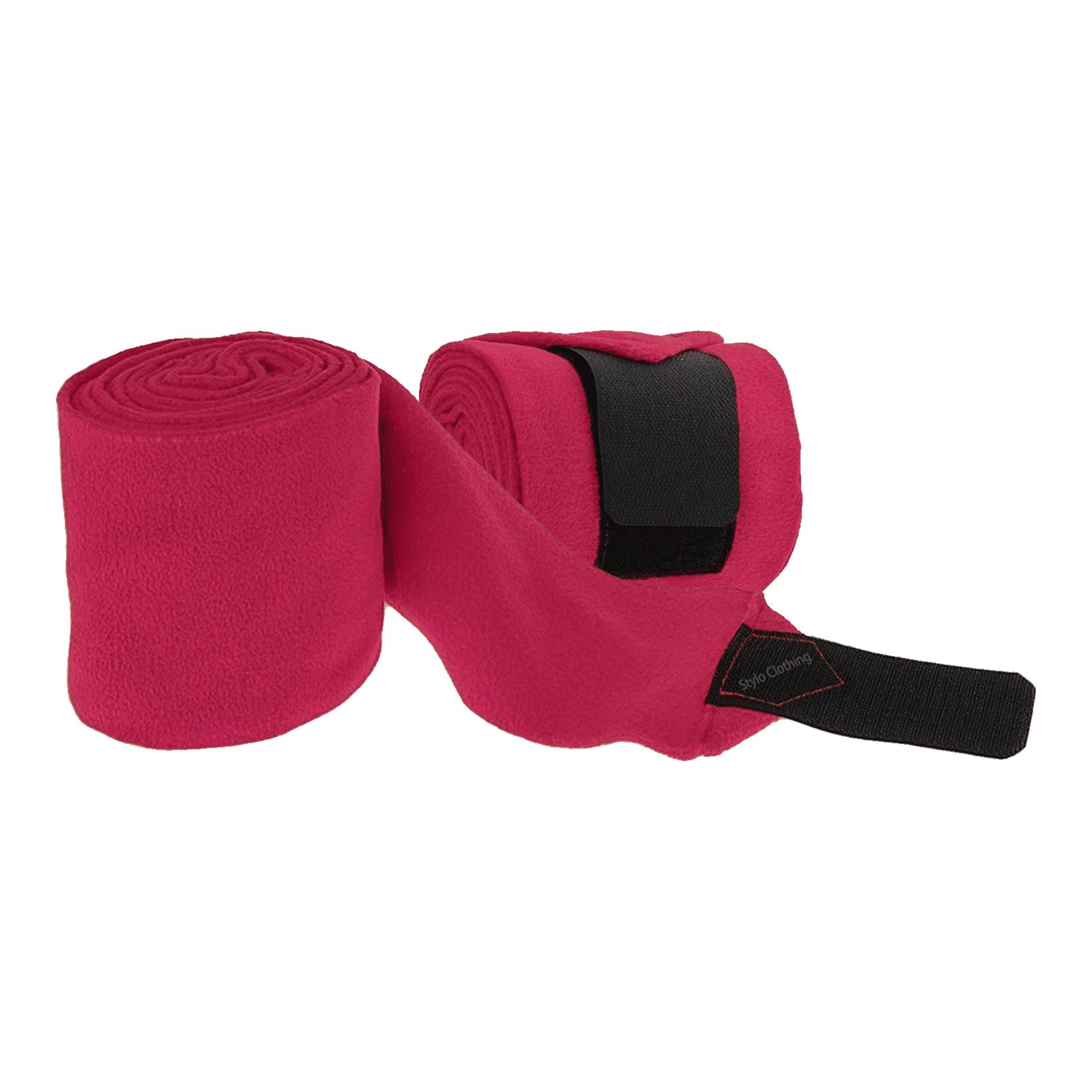 Exclusive Attractive Colors Polo Fleece Horse Bandages - Set of 2 Exclusive polo fleece horse bandages designed for horse leg protection, ideal for wholesale buyers seeking high-quality equestrian gear.