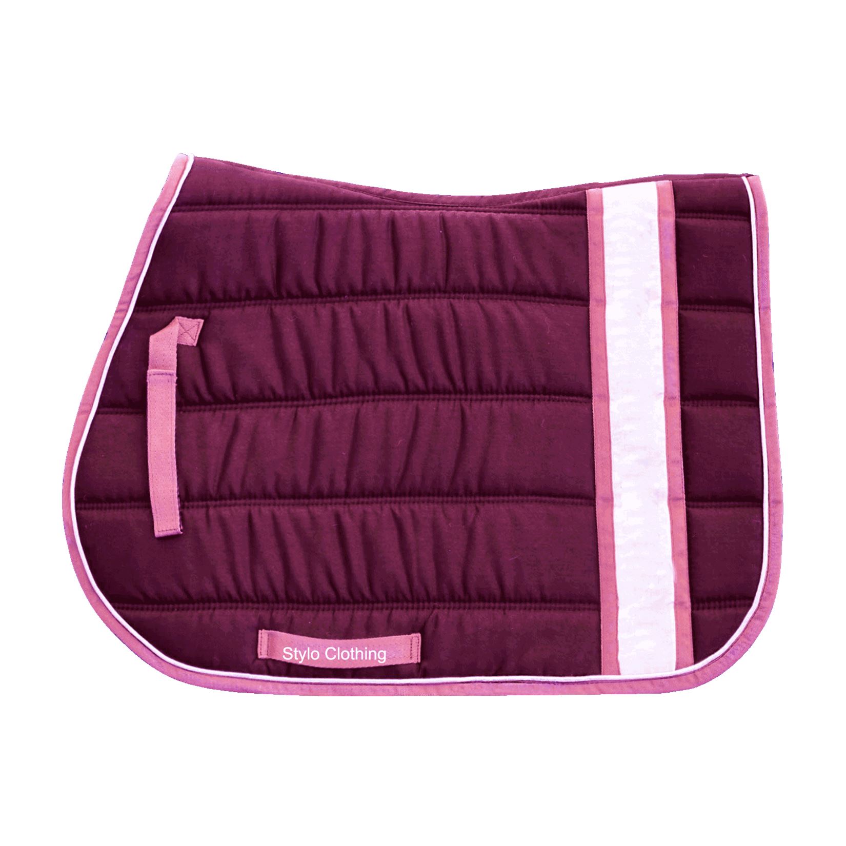 "Soft Padded Sporty Saddle Pad All Purpose Design For Custom Horse Riding Equipment"