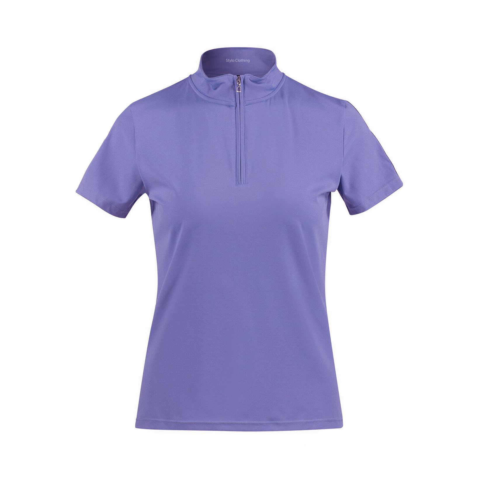 Fashionable and quick dry Sporty Women Zipper Shirt perfect for training bulk supplies at low prices