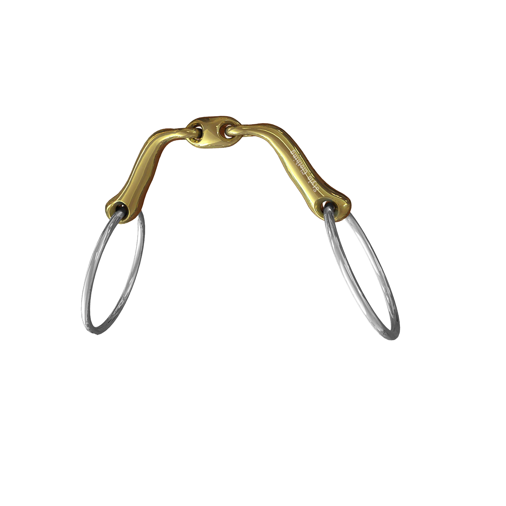 Top-selling Verbindend loose ring bits, 12mm mouthpiece and 70mm rings, providing smooth control and comfort