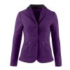 Exclusive Women's Equestrian Show Jacket with Contrast Buttons and 2 Pockets