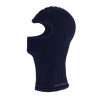 Super-soft cotton balaclava offering full-face and neck protection for equestrian riders in cold weather