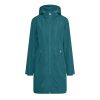 Durable and Elegant Red Women Rain Coat with Zipper, Available from Wholesale Manufacturer