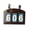 Exclusive Leather Made Stylish Number Holder with 3 Windows - Stylo Clothing Wholesale Horse Riding Equipment