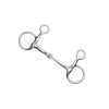 Top-quality-stainless-steel-bit-comfortable-mouthpiece-horse-comfort Stainless steel 1-joint Baucher bit offering long-lasting durability and optimal comfort for your horse during training or competition.
