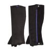 Top-quality-Amara-half-chaps-non-slip-adjustable-button-horse-riders-gear Bestselling Amara half chaps for training, featuring protective design and zipper functionality, horse tack by Stylo Clothing