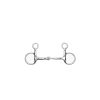 Top-quality-Baucher-bit-single-jointed-with-stainless-steel-mouthpiece-horse-gear Top-rated 1-joint Baucher bit with stainless steel mouthpiece, providing effective control and comfort for both horse and rider.