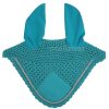 Cerulean lightweight ear bonnet for equestrian use