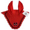Ear Bonnet | Top 5 Super Hero Ear Bonnet Hero Logo Bright red ear bonnet providing fly protection with a vibrant style.