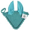 Sapphire breathable ear bonnet with sparkling rhinestones from Stylo Clothing