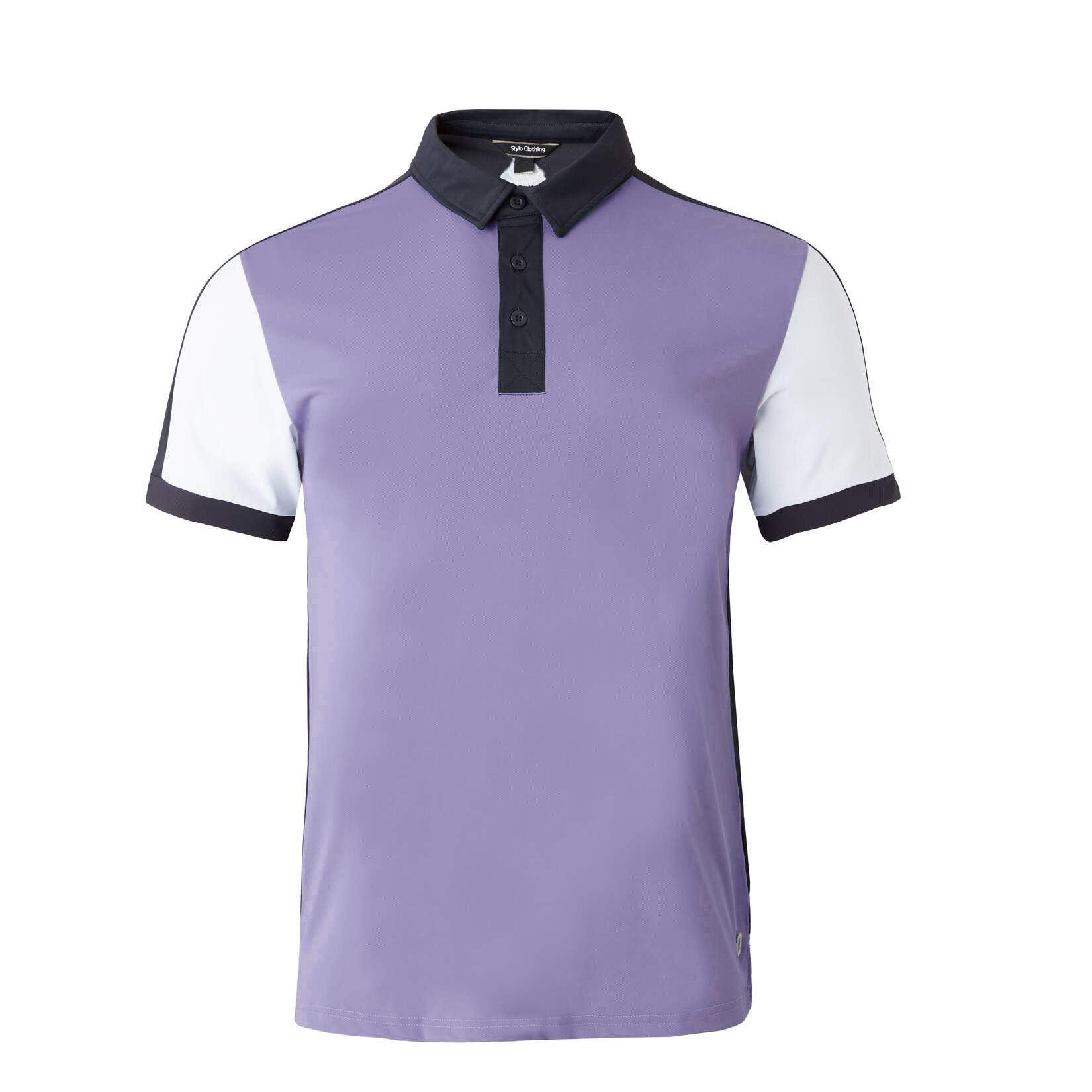 Men t-shirt with buttons for horse riding short sleeve rider wear at wholesale prices