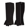 Wholesale-Amara-Half-Chaps-for-leg-protection-during-horse-ride "Top-selling durable half chaps in Amara for leg protection, featuring zipper functionality, available at Stylo Clothing"