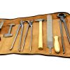 Customized Specialized Horse Farrier Hoof Grooming Shoe Care Tool Kit with Leather Bag - Stylo Clothing