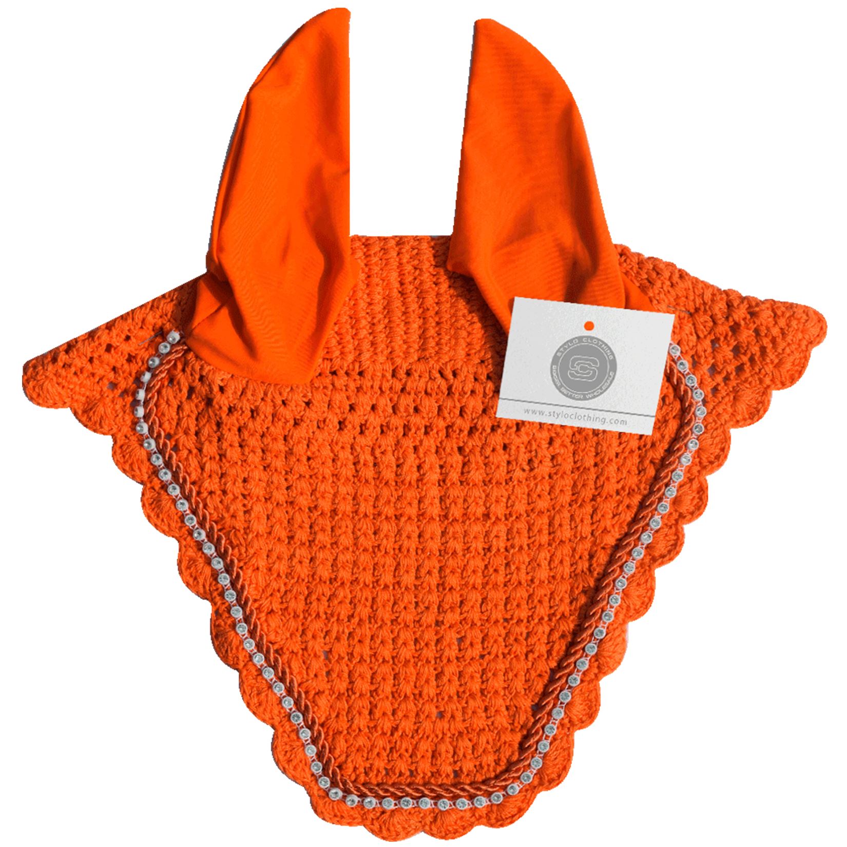Top 10 Exclusive Printed Ear Bonnet Fly Veil with Rhinestone