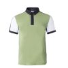 Customizable short sleeve men t-shirt with buttons for horse riding rider wear wholesale by Stylo Clothing