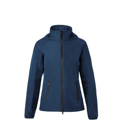 Best Waterproof Zipper Rain Jacket for Women with 2 Pockets - Waterproof Rider Wear