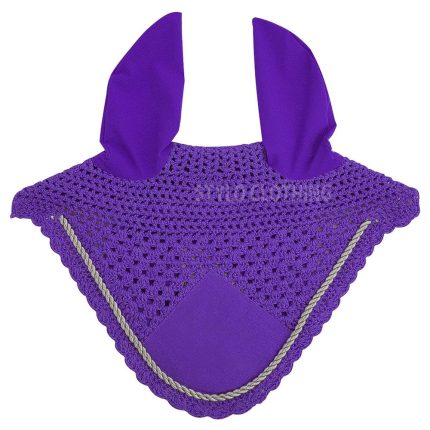 Fly veils in violet color for horses