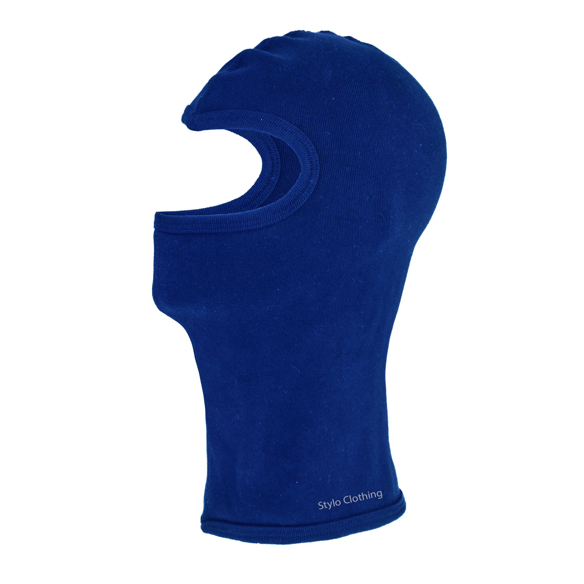 Full-face and neck protection balaclava for equestrians, made with soft cotton fabric for warmth and comfort
