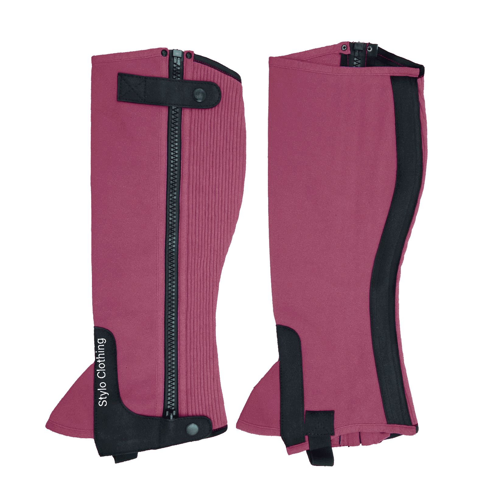 "Top-quality Amara half chaps for horse riding, crafted for performance and style, available at Stylo Clothing"