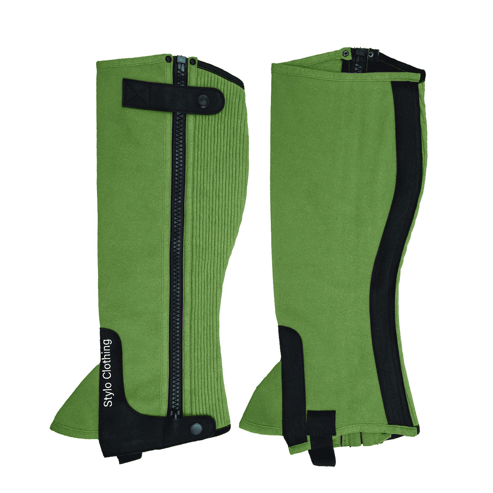 Best Amara Suede Zipper Half Chaps, adjustable and non-slip in wholesale
