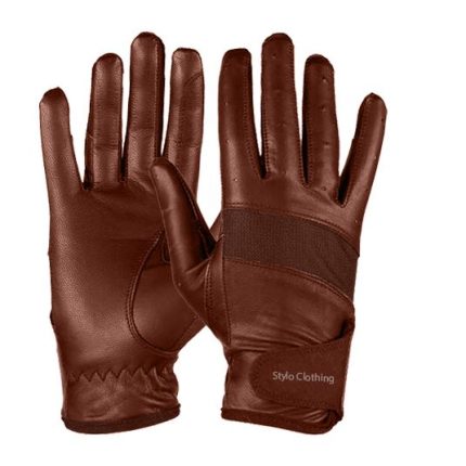 Exclusive Customized Riding Gloves of Leather in 2 Colors