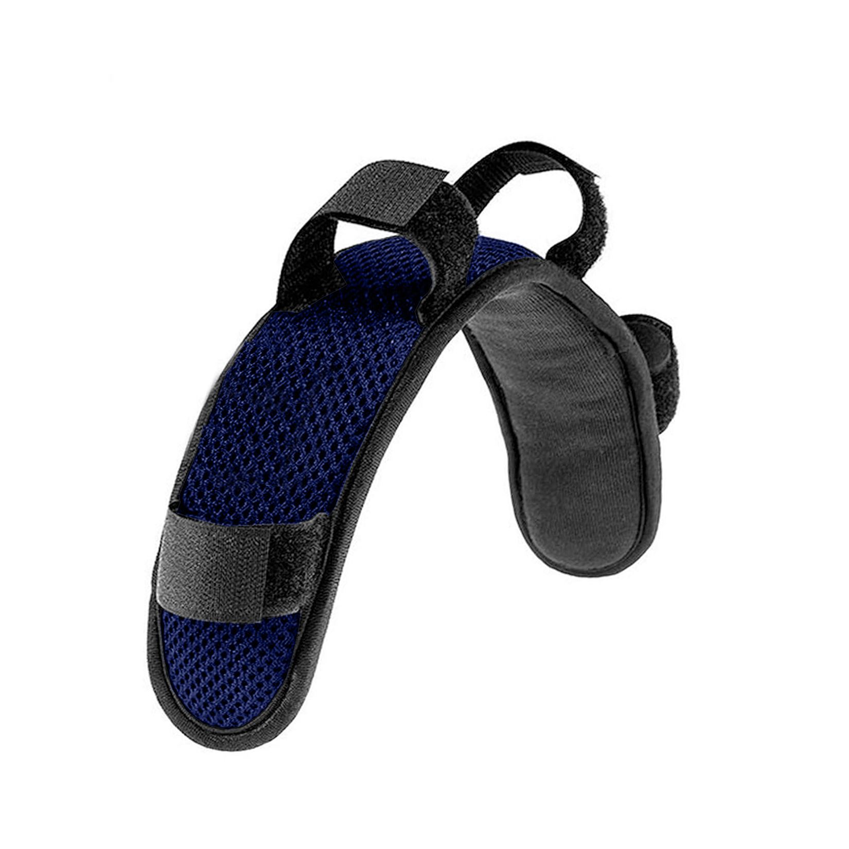 Custom-made horse poll cover by Stylo Clothing with breathable mesh material and adjustable straps.