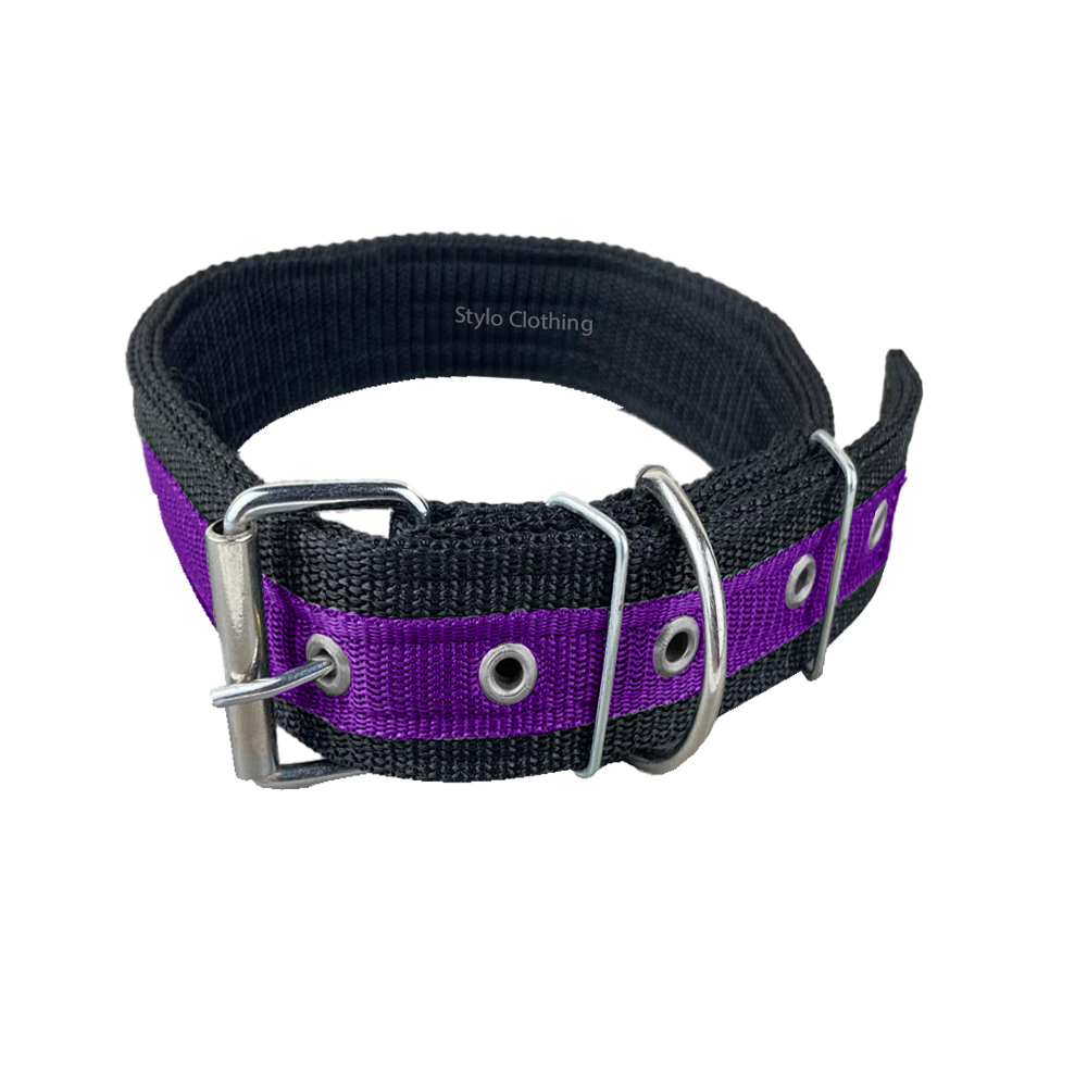 Find our top-selling customized nylon made adjustable Pet collar neckband with double nylon strap and steel buckle. Adjustable and perfect for any dog.