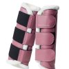 Hot Selling Brushing Boot with faux fur, perfect for horse leg protection, custom-made and available in bulk for equestrian retailers.