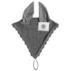 Ash tie down ear bonnet with a modern design for stylish equestrians