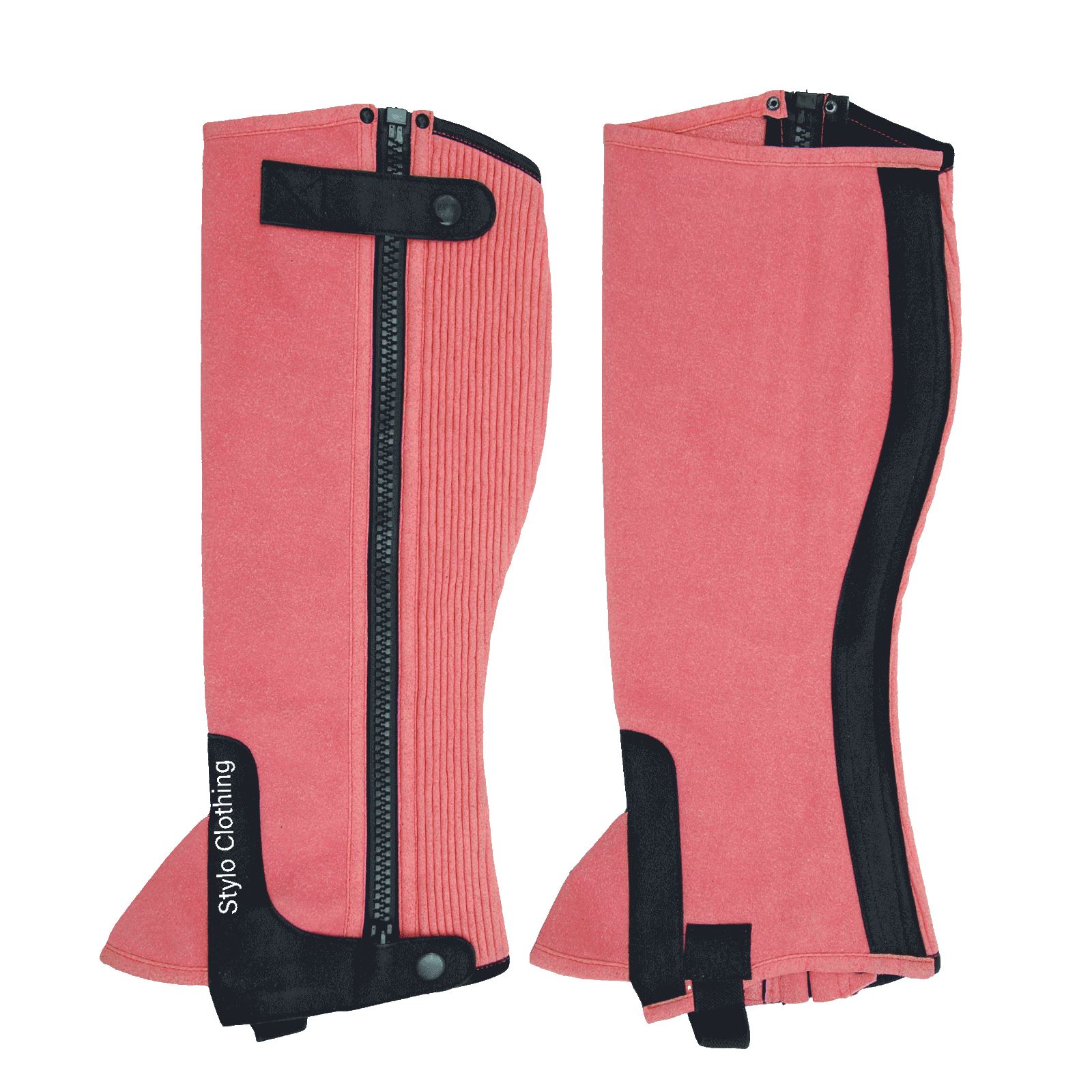 "Best-selling Amara half chaps, perfect for stable support and protection while riding, from Stylo Clothing"