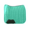 "Dressage horse saddle pads with satin finish, tailored for superior comfort, available in bulk from Stylo Clothing"