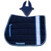 Best Selling Horse Matching Set, Cotton Fly Veil Ear Bonnet and Coolmax Lined Saddle Pad for Equestrian Riders