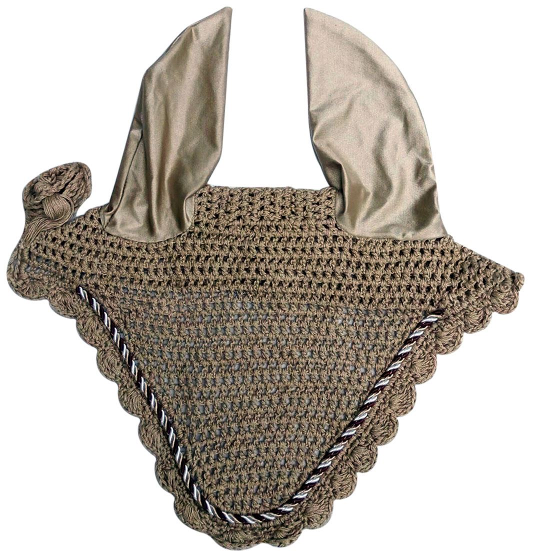 fashion horse ear bonnet with string single cord horse care fly veil