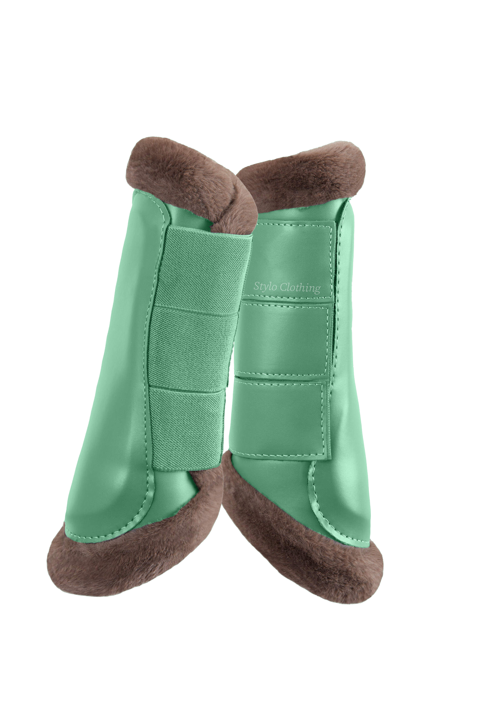 Stylish luxurious brushing boots featuring top-notch materials and comfort, custom-made by Stylo Clothing.
