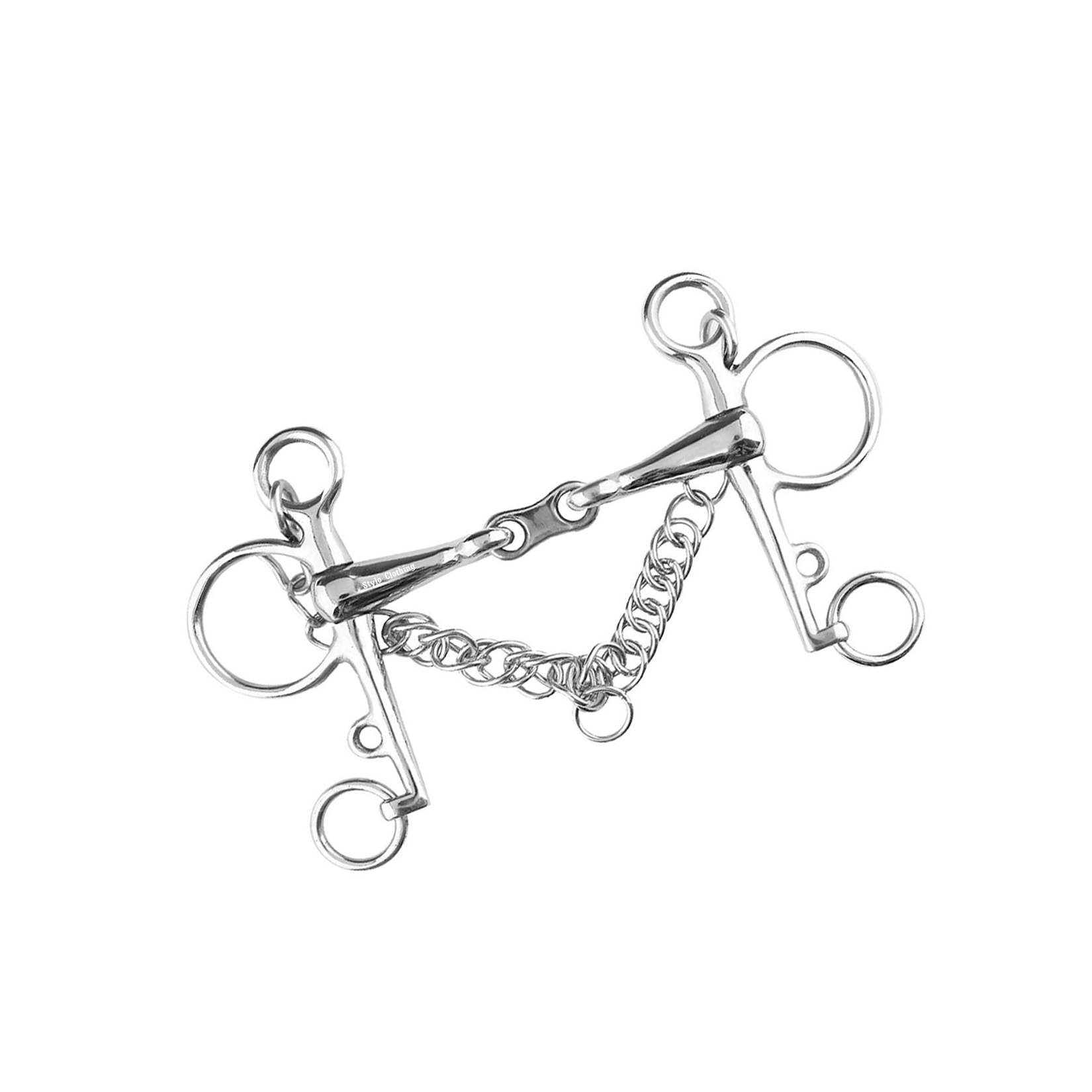 Best Selling 2 Joint Pelham Bit with Stainless Steel Curb Chain